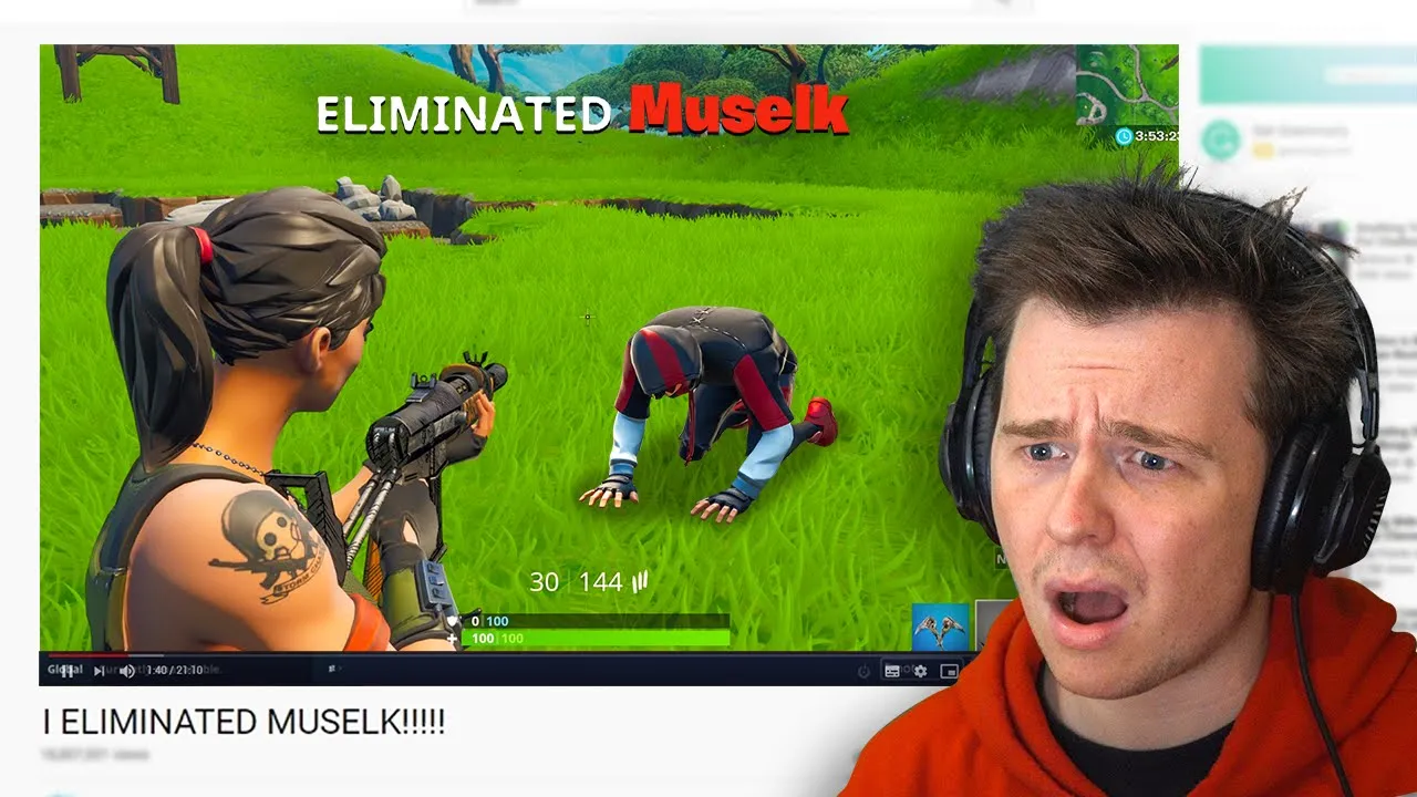 Reacting to Players Eliminating me In Fortnite...