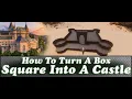 Conan Exiles building How To Turn A Box Square Into A Castle