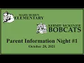 Parent Info Night