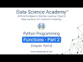 Python Programming for Beginners Py013 Functions - Part 2