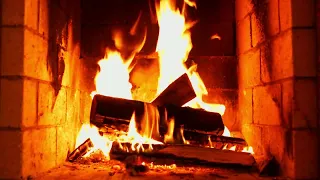 Download Fireplace, Crackling Fire with Christmas Instrumental Music, Background Christmas Music MP3