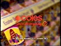 Coles Save Everyday This Easter TV Commercial March 2004