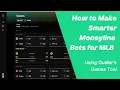 How to Research MLB Moneyline Picks