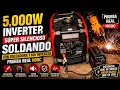 Predator 5000W Inverter welding with 75A-90A Real test