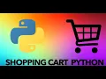 How to create a shopping cart program using Python