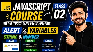 JavaScript Course Class 02 Alert Variables String Number