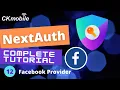 Nextauth Complete Tutorial Add Facebook provider