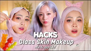 Real Sebening Kaca. GLASS SKIN Hacks !!! Ala K-Pop Idol Winter Aespa !! Wrapping Mask Skin1004
