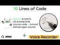 Voice Recorder using