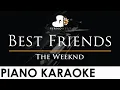 Download Lagu The Weeknd - Best Friends - Piano Karaoke Instrumental Cover with Lyrics