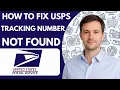 How to fix USPS tracking number not found Full Guide 2026