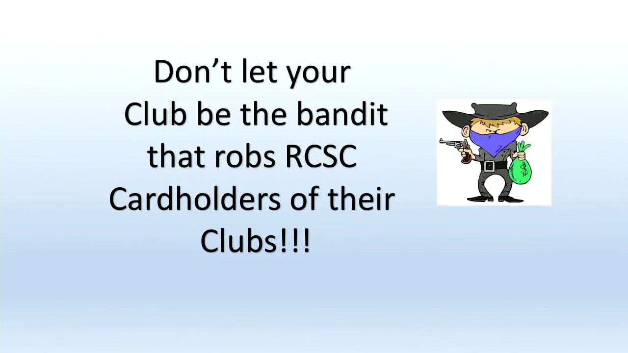 2020 RCSC Club Officer Training