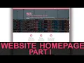 PHP PROJECT How To Create Your First Website Homepage using HTML CSS - Step-by-step Tutorial