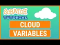 How to use CLOUD VARIABLES Variable step by step Easy - Scratch 3 0 Tutorial