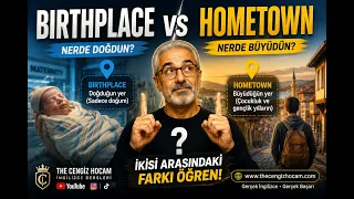 Birthplace mi, Hometown mı? Aralarındaki Fark Nedir? | En Çok Karıştırılan İngilizce Kelimeler 🇬🇧