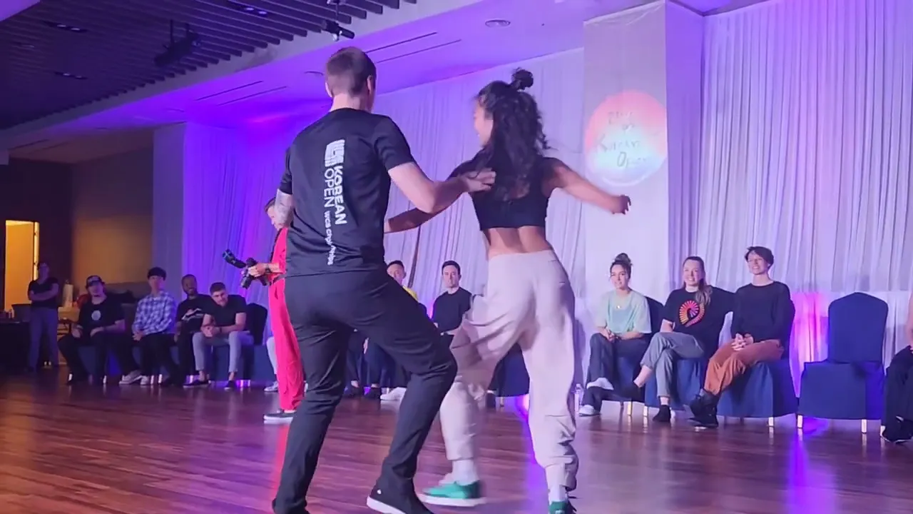 Novice Winner Wan Yu Lin & Christopher Dumond- Winner J&J Korean Open WCS 2024