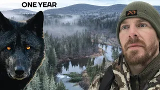 |YEAR ONE| Building a Log Cabin + Homestead in the Wild