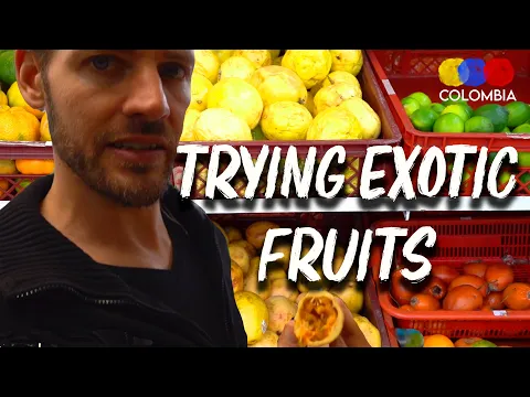 Exotic Colombian Fruits | La Perseverancia Market Bogota