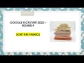 Python solution Google Kickstart-2022 Round F - Sort the Fabrics