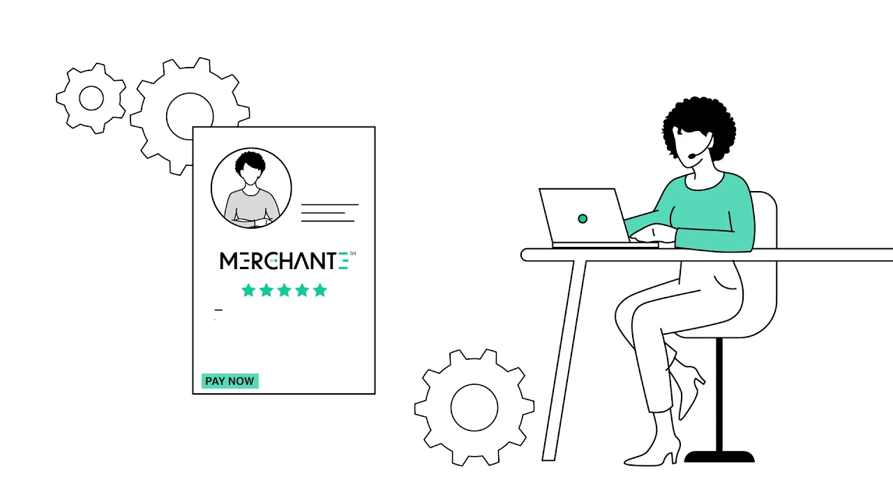 MerchantE Animated product advertisement video