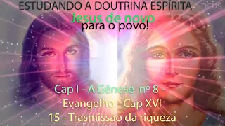 8   Cap I   A Gênese  — Evangelho — Cap XVI   15   Trasmissão da riqueza