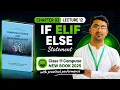 If Elif Else Statement in Python Chapter 2 Class 11 Computer Science New Book 2025 Punjab Board
