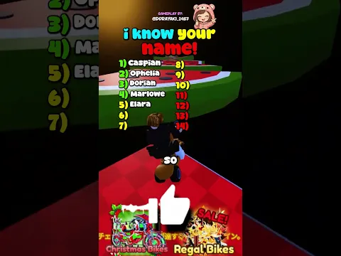 IF I SAY YOUR NAME, YOU LOSE! 😳 #shorts #roblox