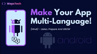 Android Localization Make Your App Multi-Language Android Studio Tutorial Hindi