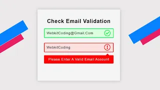 Email Validation Form using Html CSS JavaScript email validation in javascript