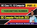 Fascinating Number FASCINATING NUMBER IN JAVA ISC COMPUTER SCIENCE PRACTICAL 2023