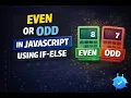JavaScript Program to Check Even or Odd Number Beginner Tutorial