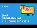 Java Programming Full Course For 2026 Java For Beginners Fundamentals of Java Simplilearn