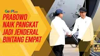 Jokowi akan Menyematkan Kenaikan Pangkat Jenderal Kehormatan Prabowo