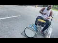 Drumming outside with my kick snare and hihat
