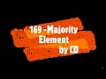 169 - Majority Element Leetcode Java Solution with Explanation