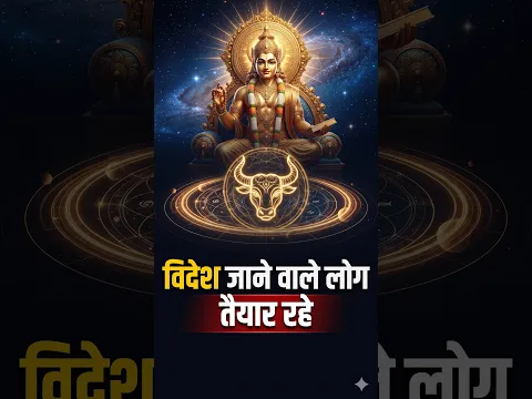 वृषभ राशि के लिए विदेश यात्रा का बड़ा अवसर ✈️ #taurus #horoscope #shorts
