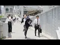 Download Lagu Yokohama Ryusei dashes through the city in a suit over 100 times under the scorching sun! \