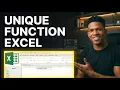 How to Use UNIQUE Function in Microsoft Excel 2026 Step-by-Step