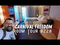 Carnival Freedom Balcony Room Tour 8228