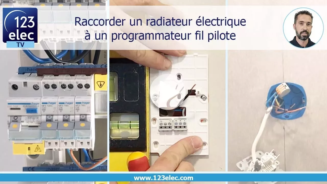 Raccorder un radiateur à un programmateur fil pilote