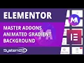 Elementor Master Addons Animated Gradient Background