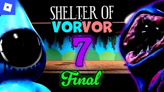 shelter of vorvor chapter 7 final roblox gameplay walkthrough all endings 