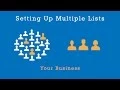 How To Set Up Multiple Lists with Simplelists