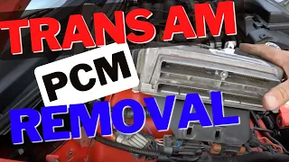 How to Remove PCM in 4th Gen Fbody Pontiac Trans Am Chevrolet Camaro