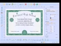 How to create and print High School Diploma