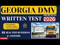 GEORGIA DMV permit test 2026 Georgia DMV Written Test 2026 DDS Georgia Practice Test 2026
