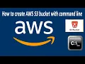 How to Create S3 Bucket using AWS CLI AWS CLI AWS for beginners Cache Cloud