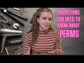 Getting a perm Styling curly hair