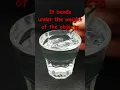 Download Lagu Water surface tension holds up a small coin: #physics #lab #experiment