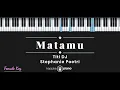 Matamu - Titi DJ / Stephanie Poetri (KARAOKE PIANO - FEMALE KEY)